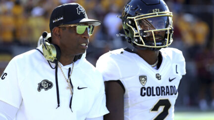 Deion Sanders and Shedeur Sanders