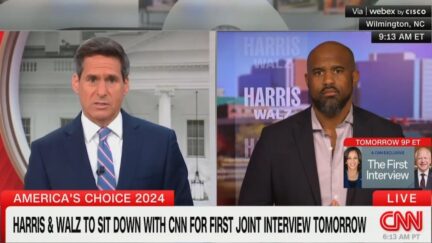 John Berman Presses Harris Spox on Fracking