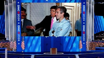 DNC Goes There On Night One With Clip Of Trump And Pedopohile Trafficker Jeffrey Epstein Together