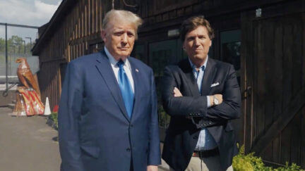Donald Trump and Tucker Carlson
