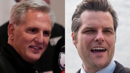 Kevin McCarthy and Matt Gaetz