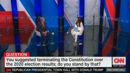 Donald Trump and Kaitlan Collins