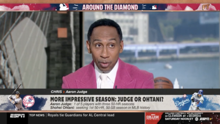 Stephen A. Smith talks about Aaron Judge and Shohei Ohtani