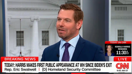 Swalwell Tells CNN Trump Will Get Beaten By Kamala Harris Like 'Other Sexual Predators And Rapists'